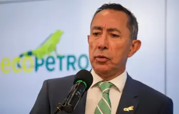 Ricardo Roa, presidente de Ecopetrol, resaltó que el nivel de producción promedio fue de 745.000 barriles por día. FOTO cortesía Ecopetrol