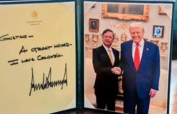 El mandatario colombiano invitó a Trump a conocer Cartagena, ciudad que describió como “bella y hermosa para vivir”, como gesto de distensión diplomática. FOTO: @petrogustavo vía X. 