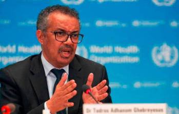 El director de la Organización Mundial de la Salud (OMS), doctor Tedros Adhanom Ghebreyesus, estuvo en medio de un bombardeo israelí. FOTO: GETTY