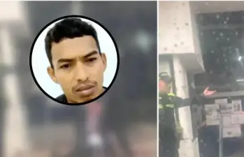 Jhersson Leonardo Contreras Ramírez, alias ‘Bam Bam’, fue capturado en el aeropuerto El Dorado cuando, según las autoridades, intentaba viajar a Lima, Perú, con un pasaporte falso. FOTO: Redes Sociales, Fiscalía. 