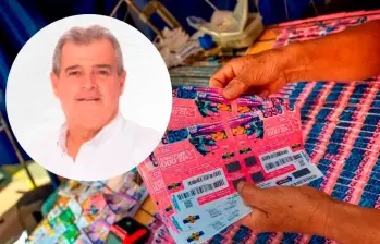 Rubén Darío Callejas y su esposa han reiterado que tanto la compra del billete como el premio fueron transparentes. FOTO: CORTESÍA Y EL COLOMBIANO