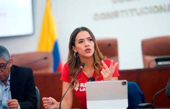 La representante María Fernanda Carrascal es una de las abanderadas de la reforma laboral del Gobierno Petro. FOTO: Tomada de X