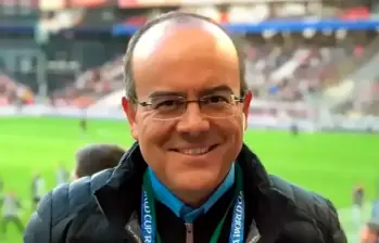 Ricardo Orrego logró fama nacional como periodista y presentador de deportes en Noticias Caracol. FOTO: TOMADA DE REDES SOCIALES.