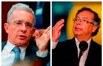 El expresidente Álvaro Uribe le dijo al presidente Gustavo Petro que le aceptaba una reunión si suspendían el debate en Cámara. Petro se negó. FOTO: CORTESÍA