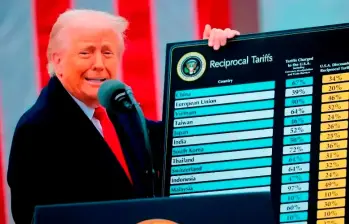 Los aranceles del presidente de Estados Unidos, Donald Trump, han desatado “guerras comerciales” con diversos socios . FOTO Getty