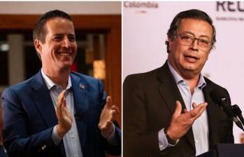 El senador republicano Bernie Moreno ratificó el endurecimiento del discurso de la administración de Donald Trump hacia el gobierno de Gustavo Petro. FOTO: AFP | COLPRENSA