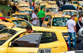 Los taxistas tienen programada la movilización para este miércoles 22 de noviembre. FOTO: Juan Antonio Sánchez