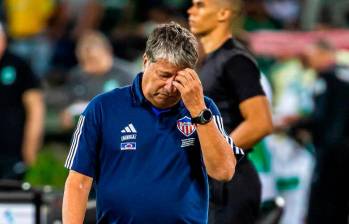 Hernán Darío “Bolillo” Gómez tuvo un rendimiento del 46% en Junior. FOTO CARLOS VELÁSQUEZ