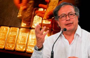 Petro ordenó a MinMinas comprar empresas de oro de la SAE. FOTO COLPRENSA Y GETTY. 