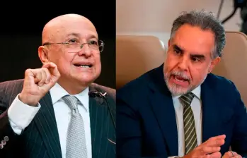 Ambos ministros buscan dejar atrás los insultos y tensiones recientes para fortalecer la relación institucional entre los ministerios de Interior y Justicia. FOTOS: Presidencia