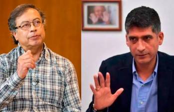 Según la defensa de Burgos (derecha), las afirmaciones del presidente no pueden ser consideradas meras opiniones políticas, “pues constituyen actos de retaliación”. FOTO: EL COLOMBIANO/CORTESÍA