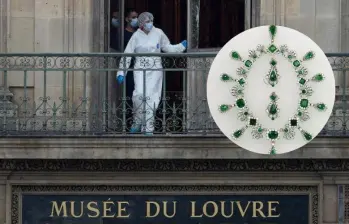 El collar de esmeraldas perteneció a la emperatriz María Luisa de Austria (1791–1847), archiduquesa de la Casa de Habsburgo y la segunda esposa de Napoleón Bonaparte, emperador de Francia. FOTO: GETTY | MUSEO DE LOUVRE