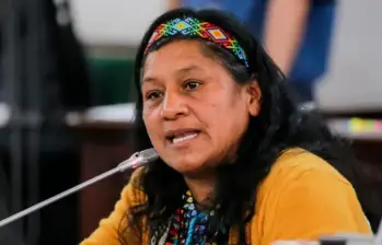 Quilcué quedó electa como Representante a la Cámara tras ocupar el segundo lugar en elecciones. FOTO: COLPRENSA.