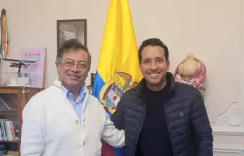 López tuvo el guiño del Gobierno de Gustavo Petro para presidir la Corporación. Esta misma semana se reunió a manteles con el jefe de Estado. FOTO: RED SOCIAL X