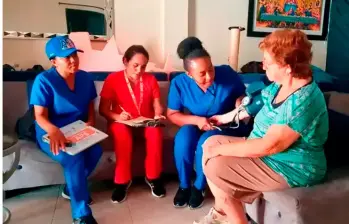 Los equipos básicos de salud son grupos de profesionales que recorren zonas rurales y apartadas para llevar atención a comunidades. FOTO CORTESÍA