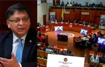 La reforma pensional del Gobierno del presidente Gustavo Petro tuvo un revés en la Corte Constitucional, que preside el magistrado Jorge Enrique Ibañez. FOTO COLPRENSA