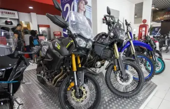 La moto sigue ganando terreno como solución económica de movilidad en Colombia. FOTO: El Colombiano