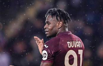 El futbolista colombiano Duván Zapata . FOTO: TOMADA DEL X DE @Torino_1906