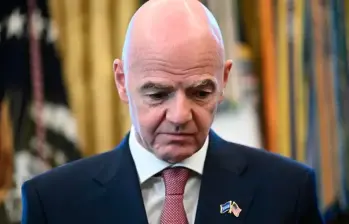 Gianni Infantino preside el organismo rector del fútbol mundial desde 2016. FOTO: AFP