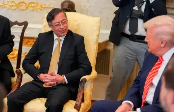 Gustavo Petro y Donald Trump se reunieron este 3 de enero de 2026 en la Casa Blanca. FOTO: Tomada de X @Infopresidencia