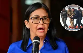 Delcy Rodríguez aseguró que EE. UU. le dio ultimátum de muerte el día que capturaron a Maduro. FOTO: AGENCIAS XINHUA Y AFP