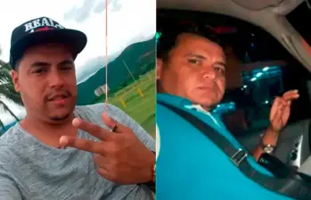 Jorge Eliécer Díaz Collazos, Alias Castor (izq); y Digno Palomino (derecha). FOTOS Cortesía. 