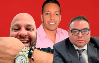 Miguel Quintero (izq.) sería quien conectó a Johny Jaramillo con el Inder (centro). También figura en los chats con Sebastián Ortega (der.) FOTO cortesía y redes