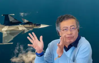 Petro justifica compra de aviones Gripen sin sobrecostos. FOTO: Presidencia y Saab.