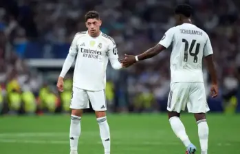 El Real Madrid se ha visto sacudido por un altercado entre el francés Aurélien Tchouaméni y el uruguayo Federico Valverde. FOTO: AFP