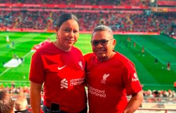 Cilenis y Luis Manuel, padres del jugador de Liverpool Lis Díaz. FOTO: Tomada de Instagram @Cilemismarulandamolina