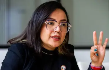 Jennifer Pedraza es economista de la Universidad Nacional, fue líder estudiantil; a sus 30 años pasa de la Cámara al Senado con el partido Dignidad y Compromiso. FOTO Julio César Herrera