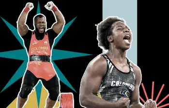 Yeison López y Tatiana Rentería lideran la delegación de atletas de Colombia en los Juegos Bolivarianos-2025. FOTO GETTY