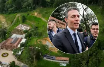 En la finca Aguas Vivas supuestamente iba a quedar la sede principal del Valle del Software en la administración de Daniel Quintero. Es un lote de 40.204 metros cuadrados. FOTO: CAMILO SUÁREZ