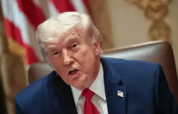 Donald Trump aseguró desde la cumbre del G7 que el acuerdo con Irán busca garantizar que el país no pueda desarrollar armas nucleares en el futuro. FOTO: EFE.