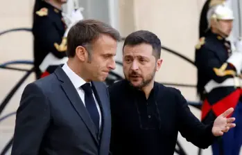 Los movimientos de Emmanuel Macron en la guerra entre Ucrania y Rusia. FOTO: Getty