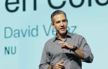 David Vélez, dueño de Nu, afirmó que la tasa de usura es “el mayor obstáculo de la inclusión en Colombia”. Foto: Cortesía