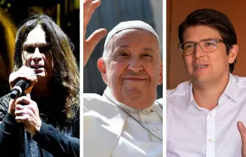 Ozzy Osbourne, el papa Francisco, y Miguel Uribe Turbay, entre los fallecidos más buscados en Google Colombia este 2025. FOTO: AFP | GETTY | ELCOLOMBIANO