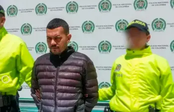 El coordinador de la estructura criminal “La Oficina”, Elder José Arteaga Hernández, alias ‘El Costeño’ o ‘Chipi’. FOTO POLICÍA NACIONAL