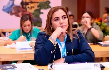La gobernadora del Meta, Rafaela Cortés, le respondió al ministro de Salud el insulto a una funcionaria del sector salud del departamento. FOTO CORTESÍA