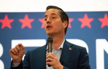 Bernie Moreno pide la renuncia de su antiguo yerno, Max Miller, como mienbro del Partido Republicano. FOTO. GETTY