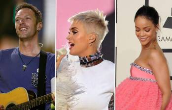 Coldplay, Katy Perry y Rihanna son algunos de los artistas con más vistas en sus shows del medio tiempo del Superbowl. FOTO: AFP | COLPRENSA