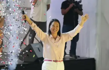 La ONPE concluyó el escrutinio al 100 % y confirmó la victoria de Keiko Fujimori en Perú. FOTO: Xinhua