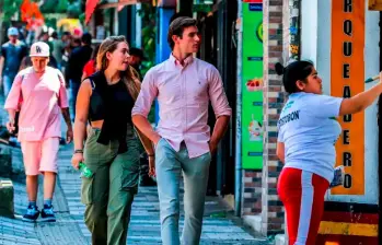 Medellín es la tercera ciudad más visitada por extranjeros que se hospedan en hostales. FOTO JAIME PÉREZ. 
