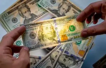 La moneda gringa volvió a escalar por encima de los $4.300. FOTO EL COLOMBIANO.