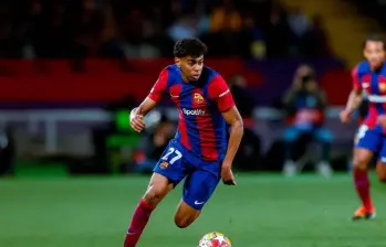 Lamine Yamal tuvo una fuerte lesión en un partido del FC Barcelona contra el Leganés. FOTO: GETTY