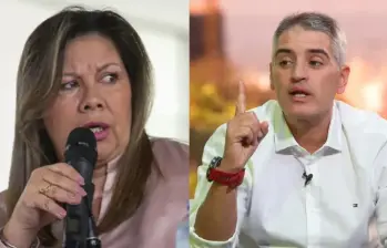 A la izquierda, la fiscal general Luz Adriana Camargo, y a la derecha el gobernador de Antioquia, Andrés Julián Rendón. FOTOS: Archivo