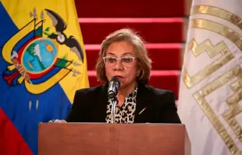 La canciller de Colombia, Rosa Villavicencio, llegó al cargo en julio de 2025. FOTO COLPRENSA