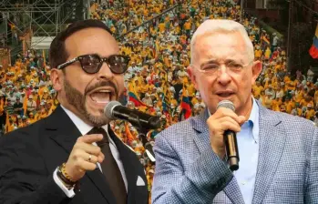 El expresidente Álvaro Uribe agradeció la invitación a la posesión de De la Espriella en Cali. FOTOS: Colprensa