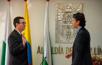 Juan David Palacio fue postulado por el entonces alcalde de Medellín, Daniel Quintero, para que dirigiera el Área Metropolitana. FOTO: CORTESÍA