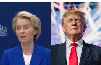 Las fricciones entre la Unión Europea y Estados Unidos son cada vez más notorias. En la imagen: Ursula von der Leyen, presidenta de la Comisión y el presidente estadounidense Donald Trump. FOTO: Comision Europea | Getty